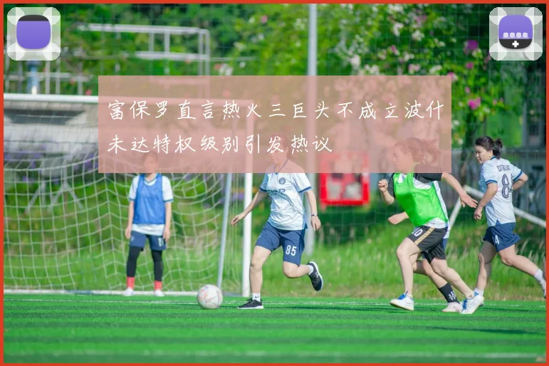 富保罗直言热火三巨头不成立波什未达特权级别引发热议